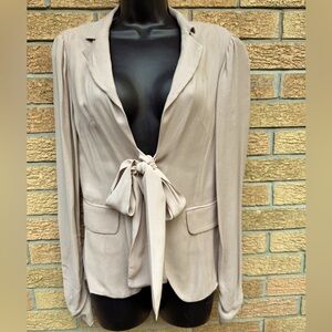Elegant beige Women's Jacket by Michelle Windheuser